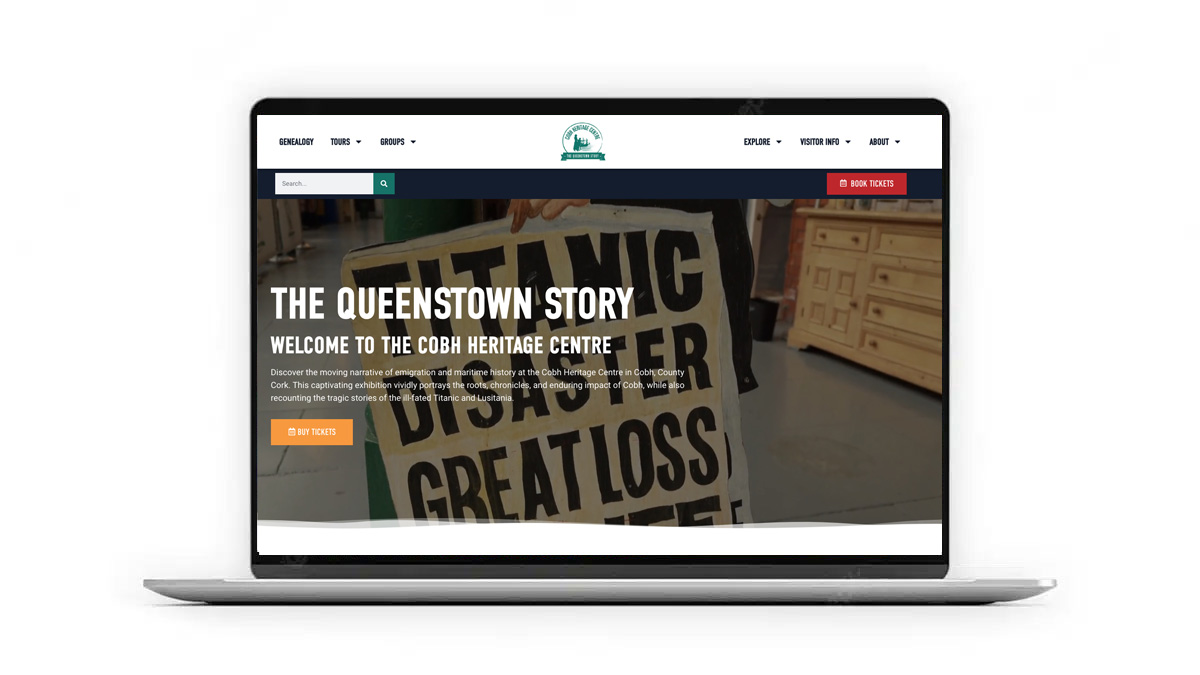 Cobh - website design
